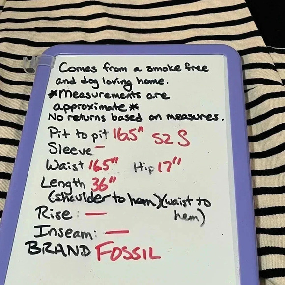 Fossil size S EUC with back zip and bust gusset - Picture 7 of 9